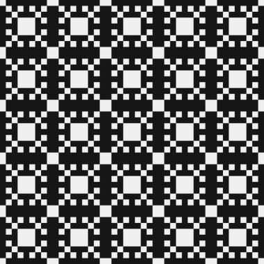 Geometrik süslemeli kusursuz desen. vektör illüstrasyonu