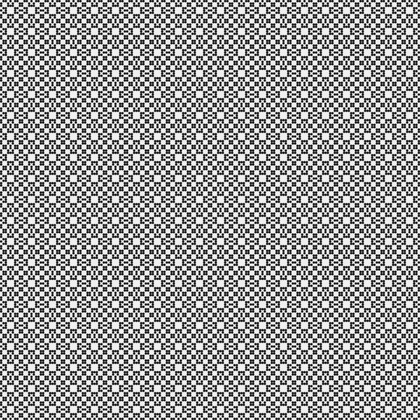 白黒の幾何学的背景のシームレスなパターン — ストックベクタ