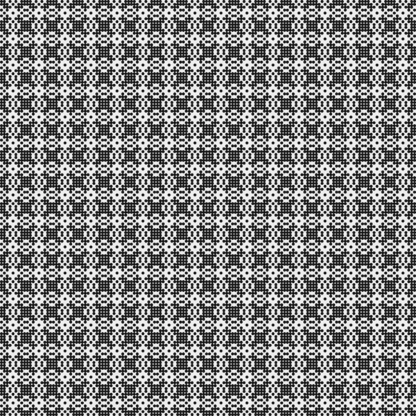 Γεωμετρικά Μαύρο Λευκό Απρόσκοπτη Σχήματα Φόντο Διανυσματική Απεικόνιση — Διανυσματικό Αρχείο