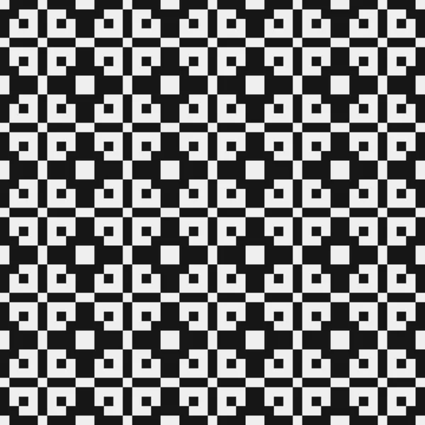 Patrón Inconsútil Vector Fondo Geométrico Abstracto Textura Blanco Negro — Vector de stock