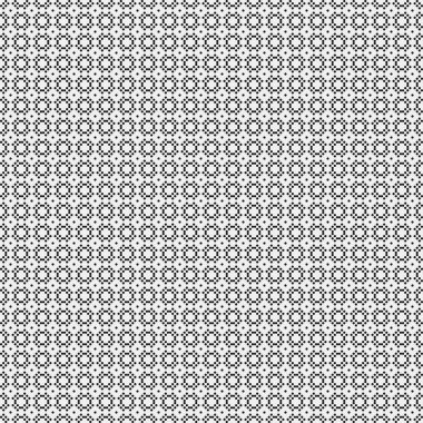 Soyut siyah ve beyaz süs desenli vektör çizimi