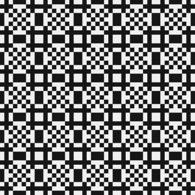 soyut geometrik siyah beyaz desen, vektör illüstrasyonu 