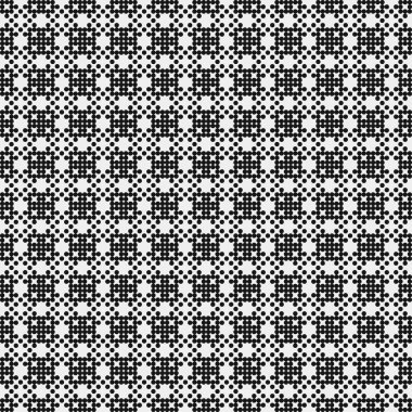 Soyut Çapraz Noktalar Şablonu, arka plan. Vektör illüstrasyonu 