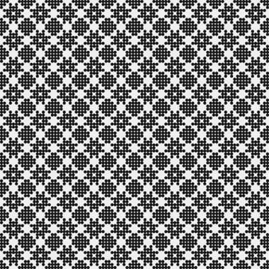 Noktalı soyut geometrik desen, üretken hesaplama sanatı çizimi 