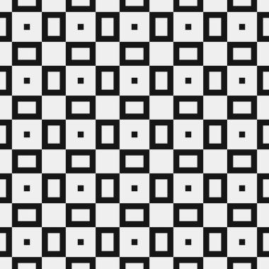 soyut geometrik siyah beyaz desen, vektör illüstrasyonu  