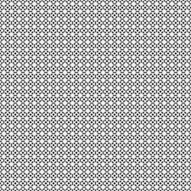 Soyut Çapraz Desenli Noktalar Logosu, üretken hesaplama sanatı çizimi   