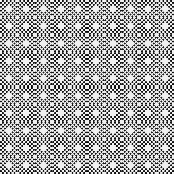Bezešvé Geometrické Abstraktní Černobílé Pozadí Vektorové Ilustrace — Stockový vektor