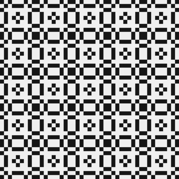 Abstraktní Geometrický Černobílý Vzor Vektorová Ilustrace — Stockový vektor