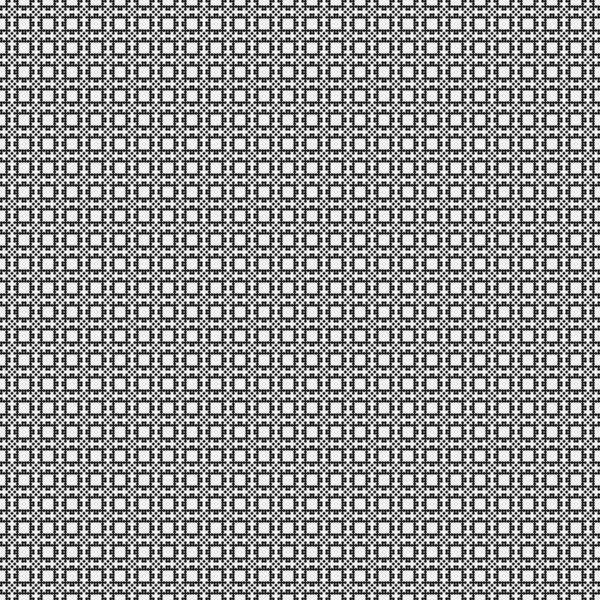 Naadloos Patroon Van Zwart Wit Geometrische Vormen — Stockvector