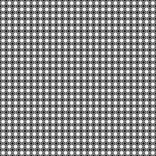 Motif Sans Couture Formes Géométriques Noir Blanc — Image vectorielle