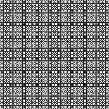 Soyut siyah ve beyaz süs desenli vektör çizimi