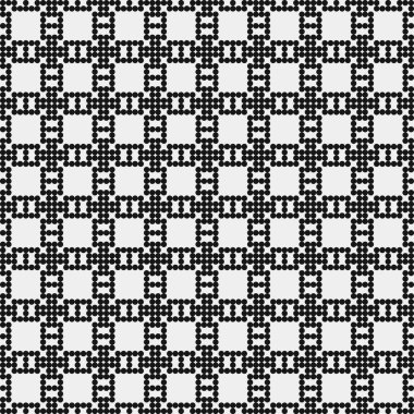 Noktalı soyut geometrik desen, üretken hesaplama sanatı çizimi 