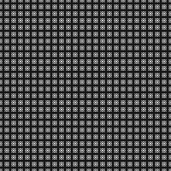 Nahtloses Muster Schwarz Weißer Geometrischer Formen — Stockvektor