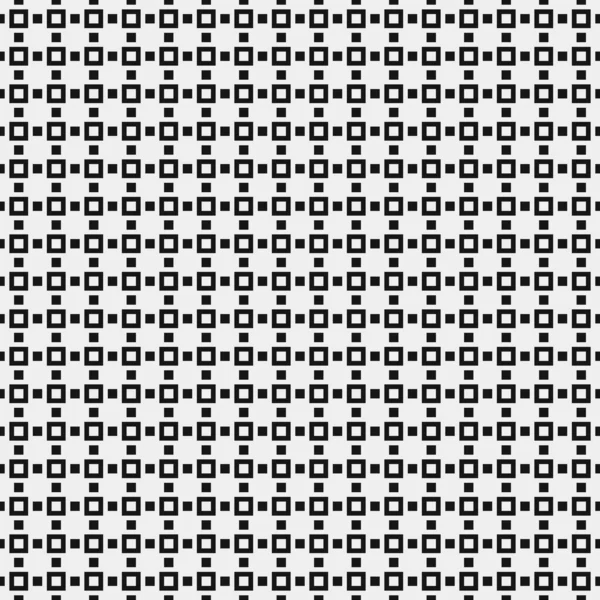 Seamless Pattern Black White Geometric Shapes Generative Computational Art Vector — Stock Vector