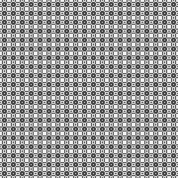 Ilustración Abstracta Del Vector Patrón Ornamental Blanco Negro — Vector de stock