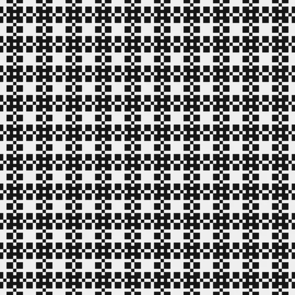 Motif Géométrique Abstrait Croisé Noir Blanc Illustration Vectorielle — Image vectorielle