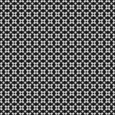 soyut geometrik siyah beyaz desen, vektör illüstrasyonu 