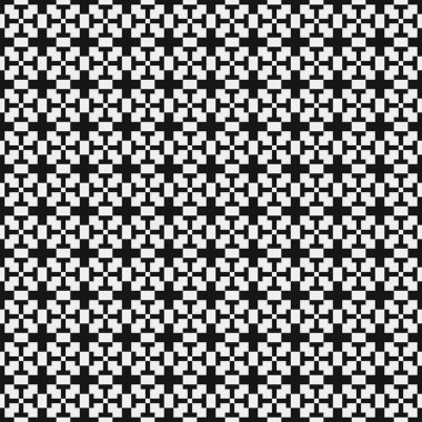 Soyut Çapraz Desenli Noktalar Logosu, üretken hesaplama sanatı çizimi   