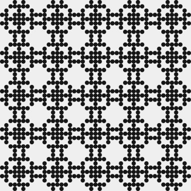 Soyut Çapraz Noktalar Şablonu, arka plan. Vektör illüstrasyonu  