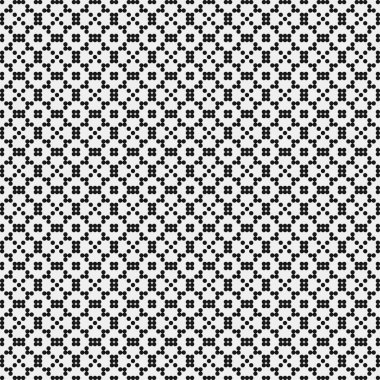 Soyut Çapraz Noktalar Şablonu, arka plan. Vektör illüstrasyonu  