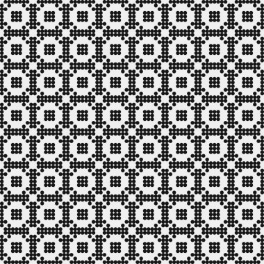 Noktalı soyut geometrik desen, üretken hesaplama sanatı çizimi 