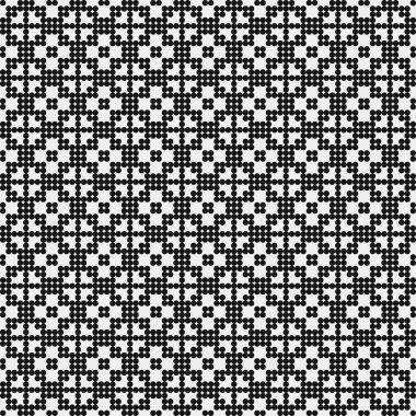 Noktalı soyut desen, üretken hesaplama sanatı çizimi 