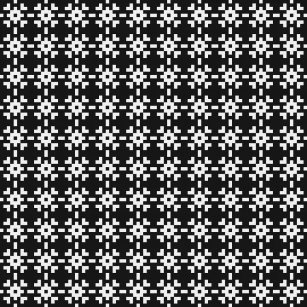 Vector Naadloos Patroon Abstracte Geometrische Achtergrond Zwart Wit Textuur — Stockvector