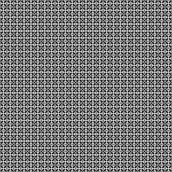 Motif Géométrique Abstrait Croisé Noir Blanc Illustration Vectorielle — Image vectorielle