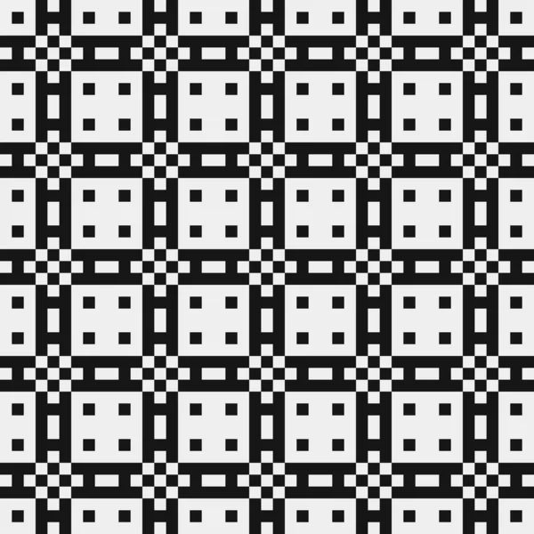 Χωρίς Ραφή Μοτίβο Ασπρόμαυρα Γεωμετρικά Σχήματα Εικονογράφηση Διανύσματος — Διανυσματικό Αρχείο