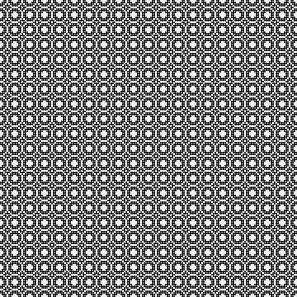 Ilustración Abstracta Del Vector Patrón Ornamental Blanco Negro — Vector de stock