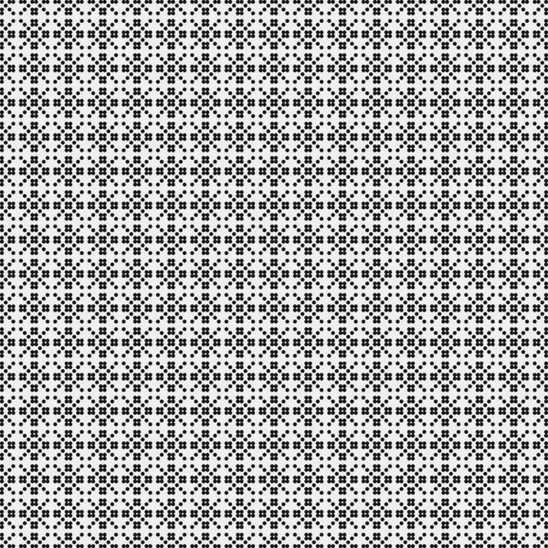 Fekete Fehér Varrat Nélküli Geometriai Formák Háttér Vektor Illusztráció — Stock Vector