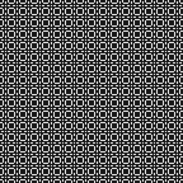 黑白几何纹理无缝图案 — 图库矢量图片