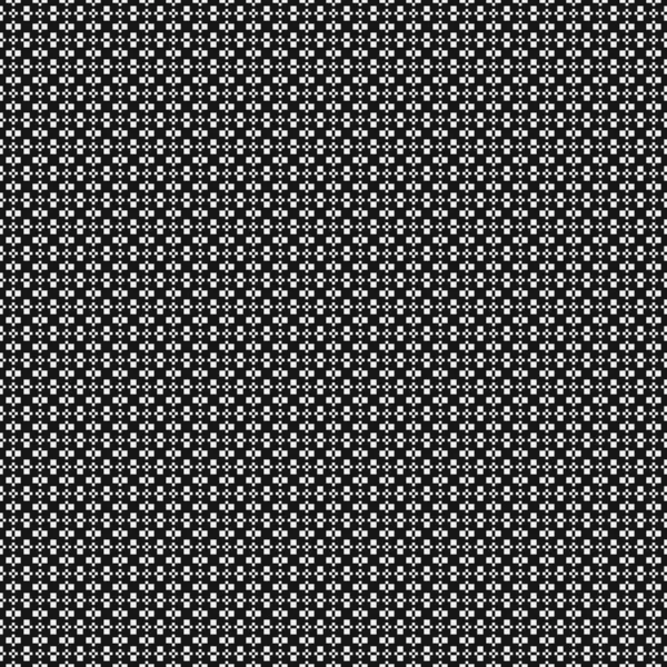 Abstrait Cross Pattern Dots Logo Illustration Générative Art Numérique — Image vectorielle