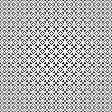 Siyah ve beyaz geometrik şekillerin kusursuz deseni.