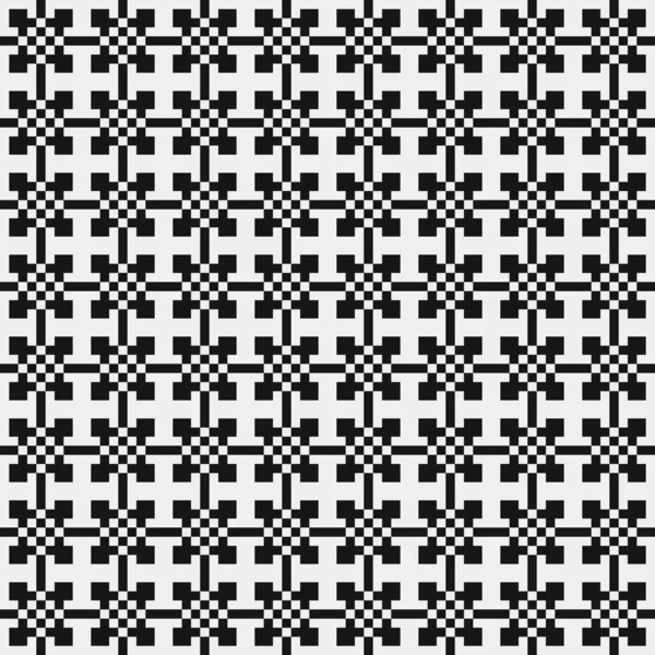 Abstrait Cross Pattern Dots Logo Illustration Générative Art Numérique — Image vectorielle