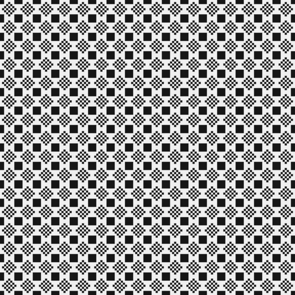 Elmas Şekilli Siyah Beyaz Geometrik Desenli Vektör Illüstrasyonu — Stok Vektör