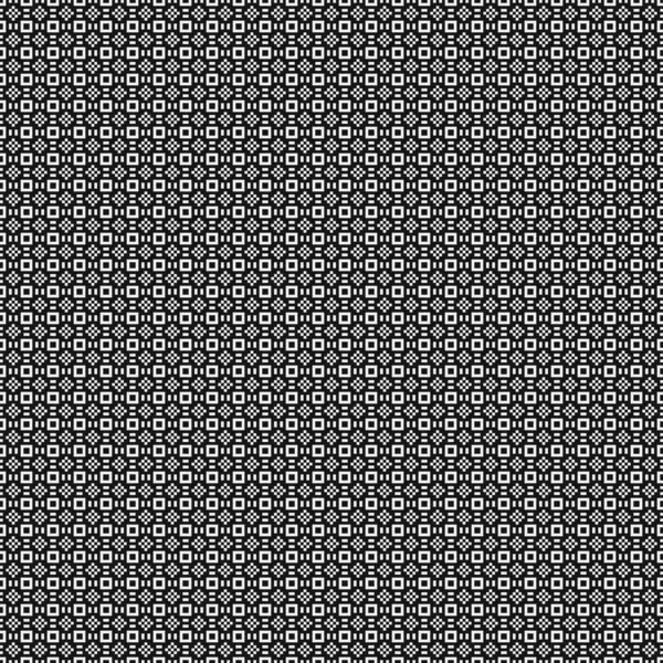 Motif Sans Couture Formes Géométriques Noir Blanc — Image vectorielle