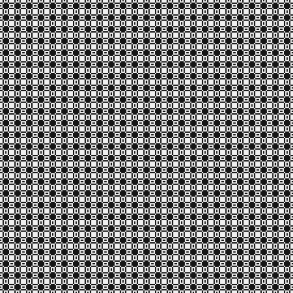 Abstraktní Geometrický Křížený Černobílý Obrazec Vektorová Ilustrace — Stockový vektor