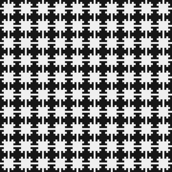 Patrón Sin Costuras Con Formas Geométricas Blanco Negro Ilustración Vectorial — Archivo Imágenes Vectoriales