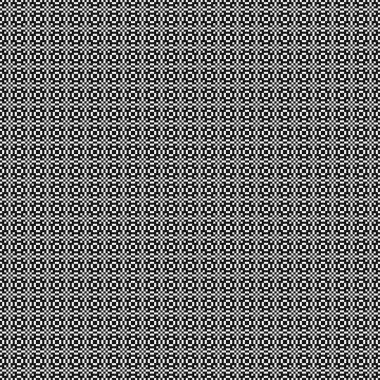 Soyut Çapraz Desenli Noktalar Logosu, üretken hesaplama sanatı çizimi