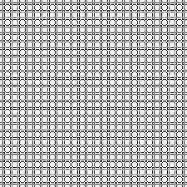 Soyut siyah ve beyaz süs desenli vektör çizimi