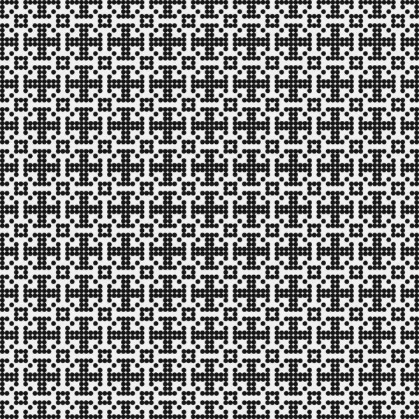 Streszczenie Cross Dots Pattern Tło Ilustracja Wektora — Wektor stockowy