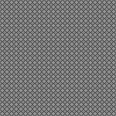 Soyut siyah ve beyaz süs desenli vektör çizimi