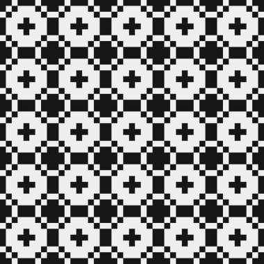 Soyut Çapraz Desenli Noktalar Logosu, üretken hesaplama sanatı çizimi   