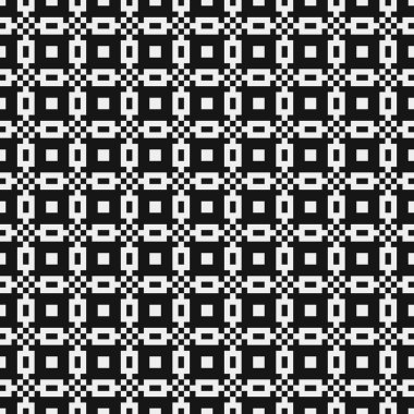 soyut geometrik siyah beyaz desen, vektör illüstrasyonu 