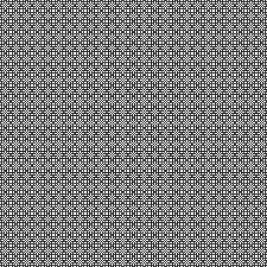 Soyut siyah ve beyaz süs desenli vektör çizimi