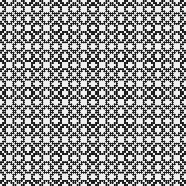 Zwart Wit Naadloze Geometrische Vormen Achtergrond Vector Illustratie — Stockvector