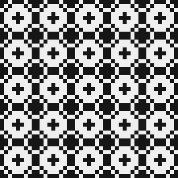 Abstract Cross Pattern Dots Logo Ilustração Arte Computacional Generativa — Vetor de Stock