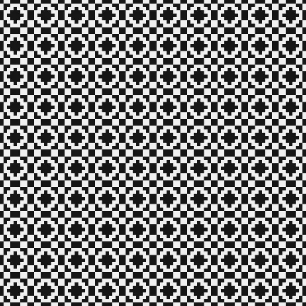 Astratto Croce Pattern Dots Logo Arte Computazionale Generativa Illustrazione — Vettoriale Stock