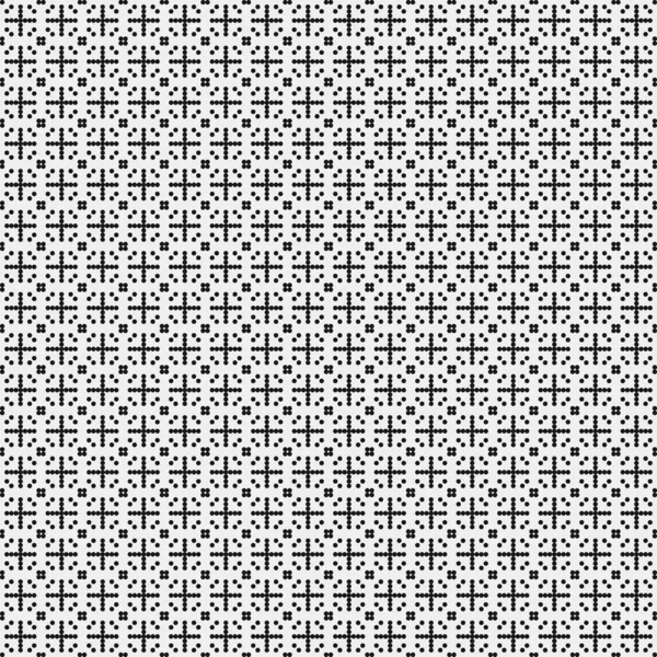 Noktalı siyah beyaz haç deseni, logo üretken hesaplama sanatı çizimi